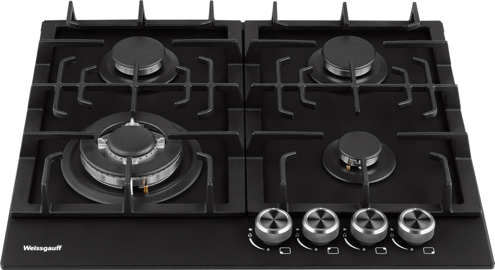 Weissgauff HGG 641 BV Nano Matt Glass  Детальное фото товара: Weissgauff HGG 641 BV Nano Matt Glass  газовая поверхность