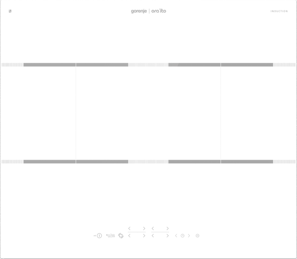 Фото товара: Gorenje IT646ORAW индукционная поверхность