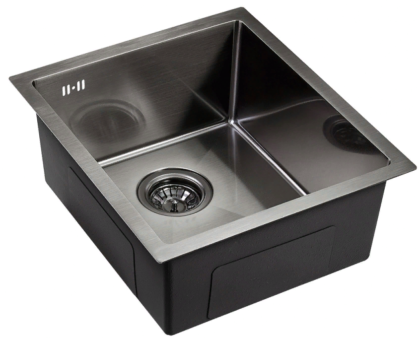 Фото товара: Emar EMB-130 PVD Nano Dark, мойка, нержавеющая сталь, вороненая сталь