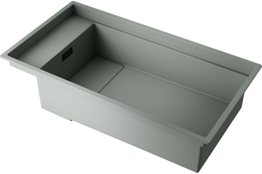 Детальное фото товара: Omoikiri Kinaru Pro 86-U/I WG, мойка, керамика, wind green