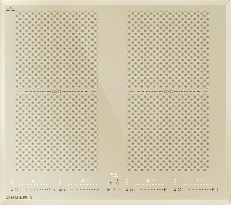 Фото товара: Maunfeld CVI594SF2BG LUX индукционная поверхность