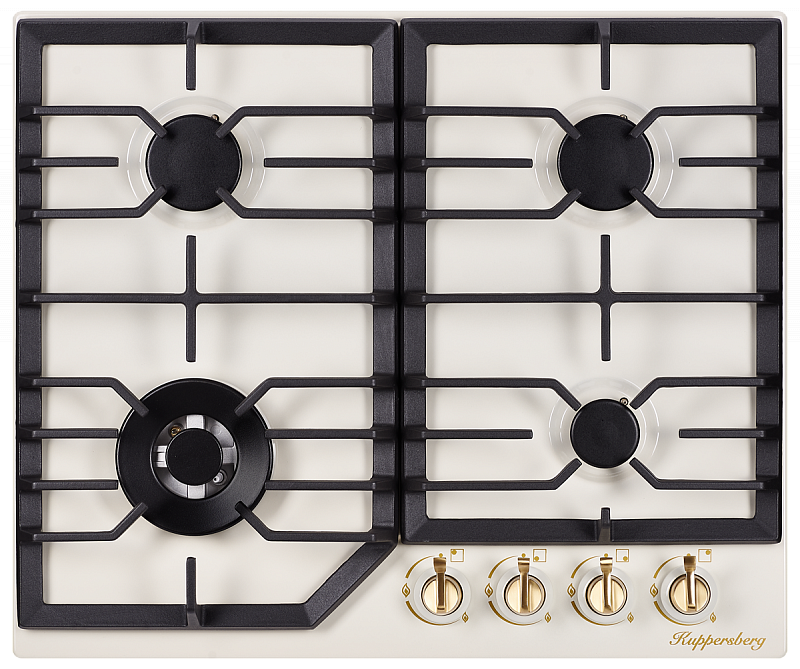 Kuppersberg FS 603 C Bronze Детальное фото товара: Kuppersberg FS 603 C Bronze газовая поверхность