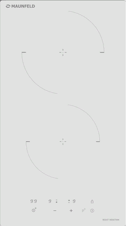 Фото товара: Maunfeld CVI302EXWH индукционная поверхность
