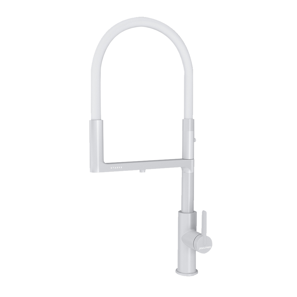 Фото товара: Paulmark TORNADO, смеситель, белый матовый