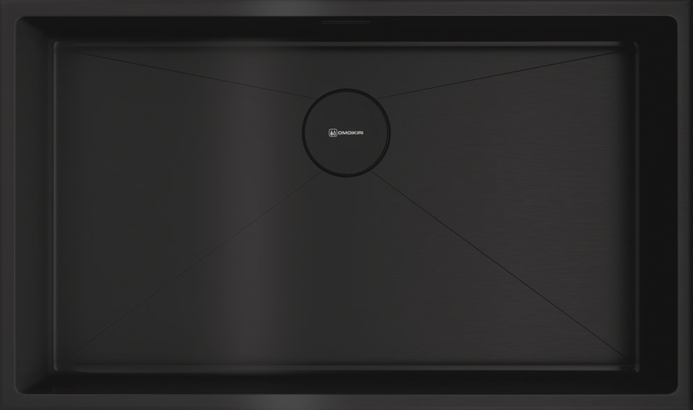 Фото товара: Omoikiri Taki 74-U/IF-GB, мойка, нержавеющая сталь/графит