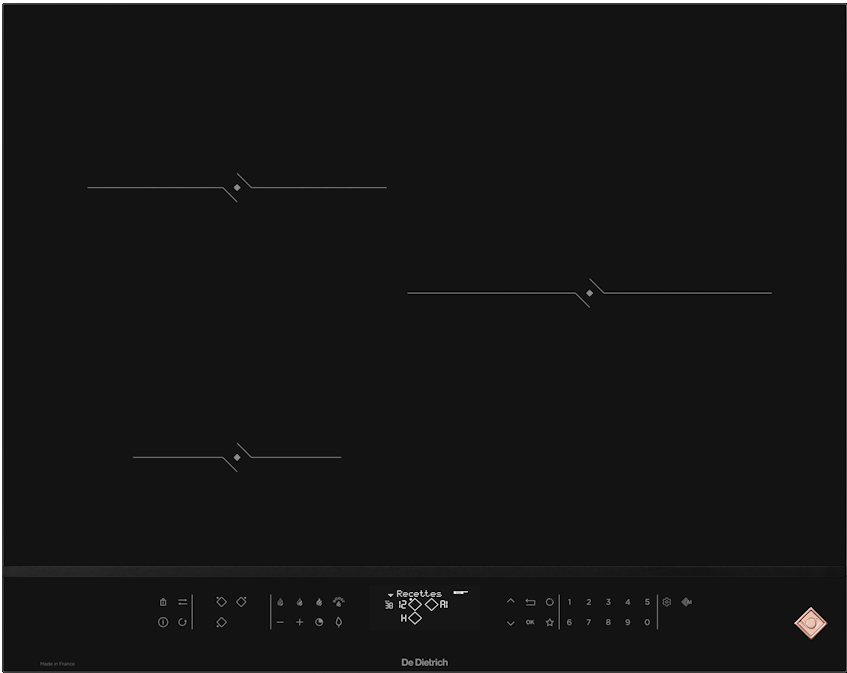 Фото товара: De Dietrich DPI4321H индукционная поверхность
