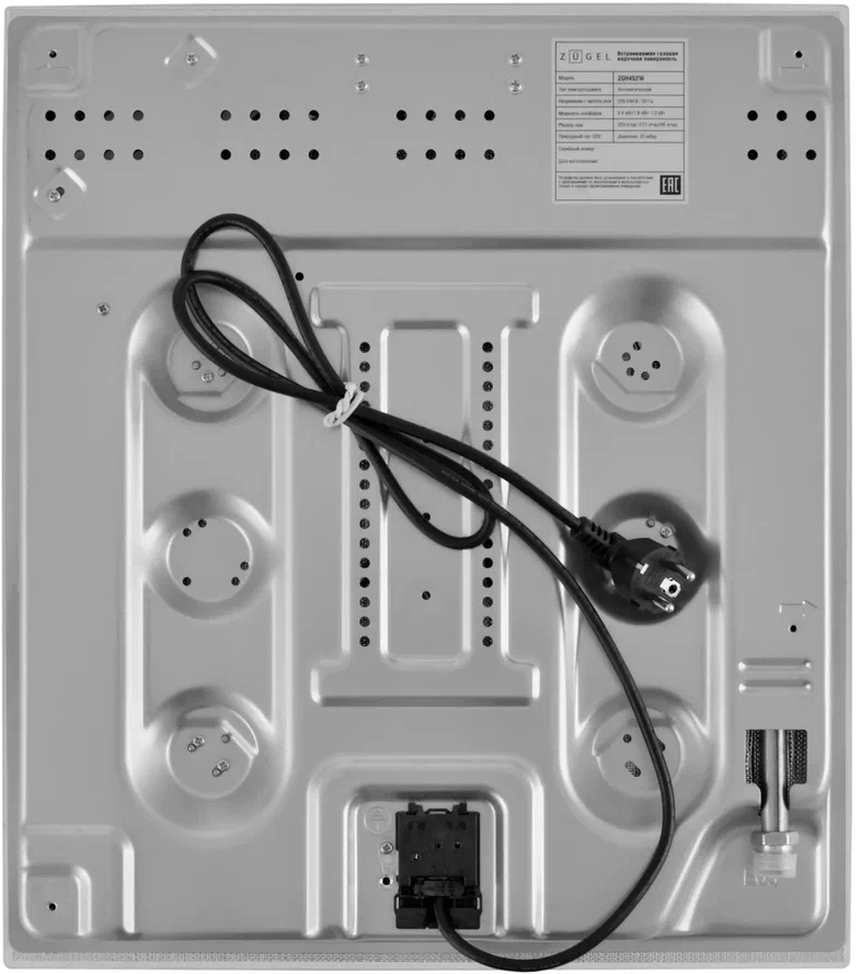 Детальное фото товара: ZUGEL ZGH452W газовая поверхность
