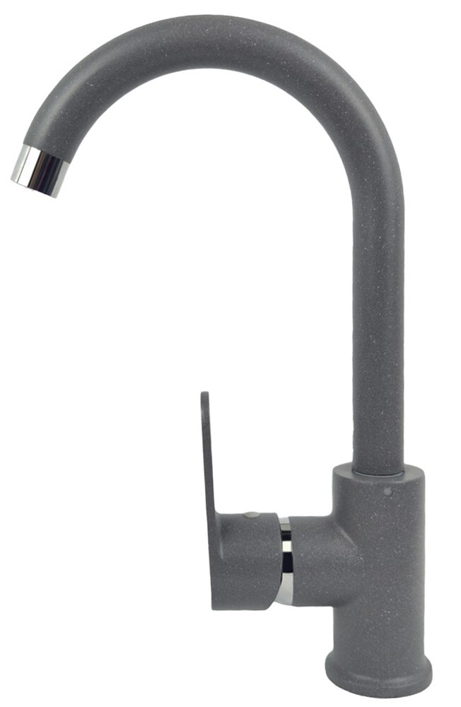 Фото товара: LEX Tanaro Deep Grey, смеситель, гранит