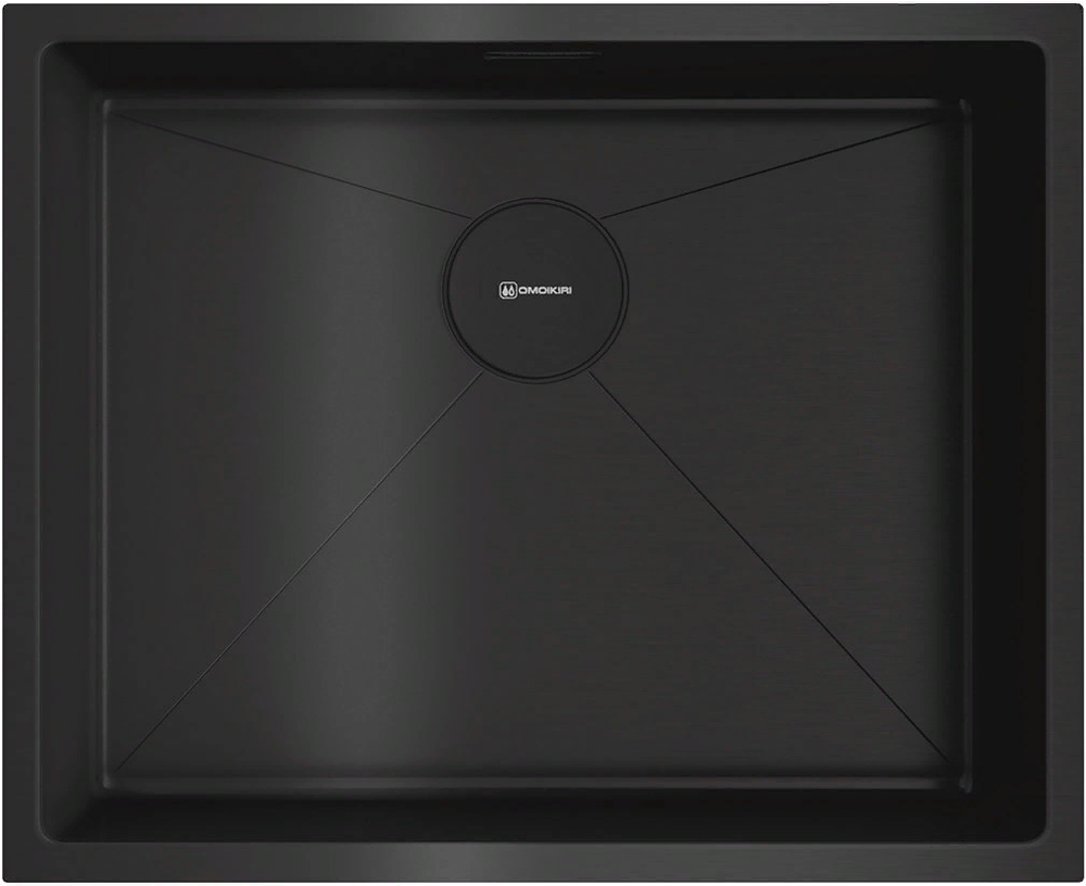 Omoikiri Taki 54-U/IF-GB, мойка, нержавеющая сталь/графит Детальное фото товара: Omoikiri Taki 54-U/IF-GB, мойка, нержавеющая сталь/графит
