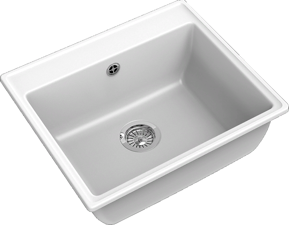 GranFest VERTEX GF-V-580, мойка, мрамор иней Детальное фото товара: GranFest VERTEX GF-V-580, мойка, мрамор иней