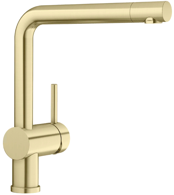 Фото товара: Blanco Linus, смеситель, satin gold