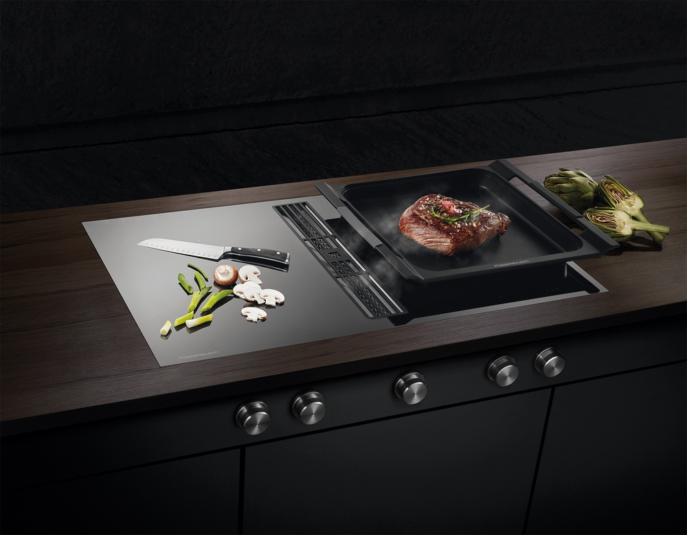 Детальное фото товара: Kuppersbusch KMI 9850.0 SR Stainless Steel индукционная поверхность
