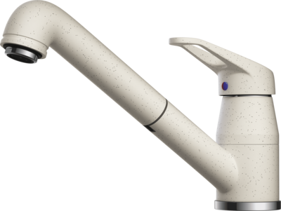 Фото товара: Omoikiri Tateyama-S-EV, смеситель, гранит, эверест