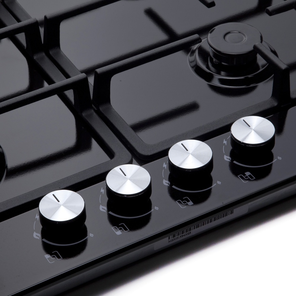 Konigin Spark 604 BK Детальное фото товара: Konigin Spark 604 BK газовая поверхность