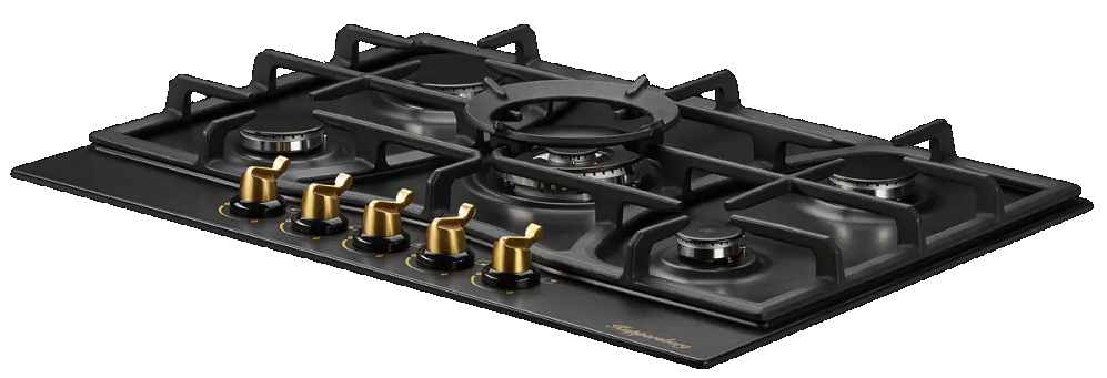 Kuppersberg FG 703 B Bronze Детальное фото товара: Kuppersberg FG 703 B Bronze газовая поверхность