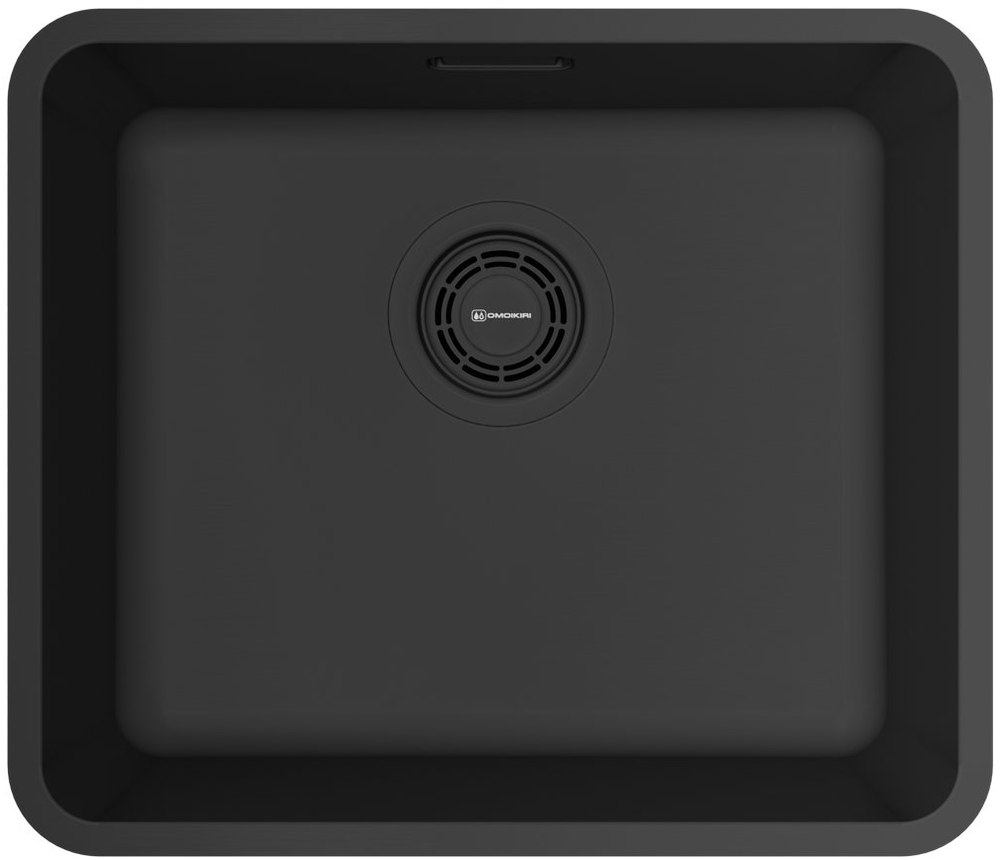 Фото товара: Omoikiri Omi 43-U/I-GB Ultra Mini, мойка, нержавеющая сталь/графит