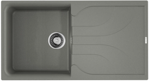 Фото товара: Omoikiri Yasugata 100-GR, мойка, гранит, leningrad grey