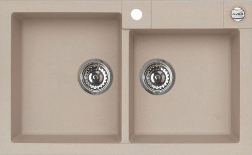 Фото товара: ALVEUS ROCK 90 GRANITAL TERRA -G22, мойка, гранит, бежевый (с сифоном 1105299)