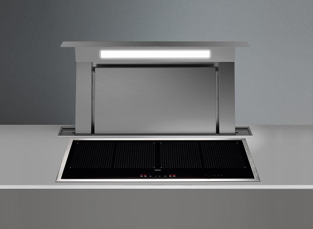 Фото товара: Falmec DOWNDRAFT GLASS STEEL 90