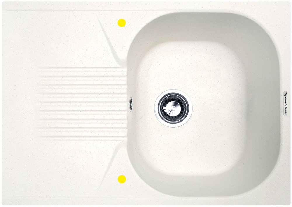 Фото товара: Zigmund & Shtain KLASSISCH 695, мойка, каменная соль 