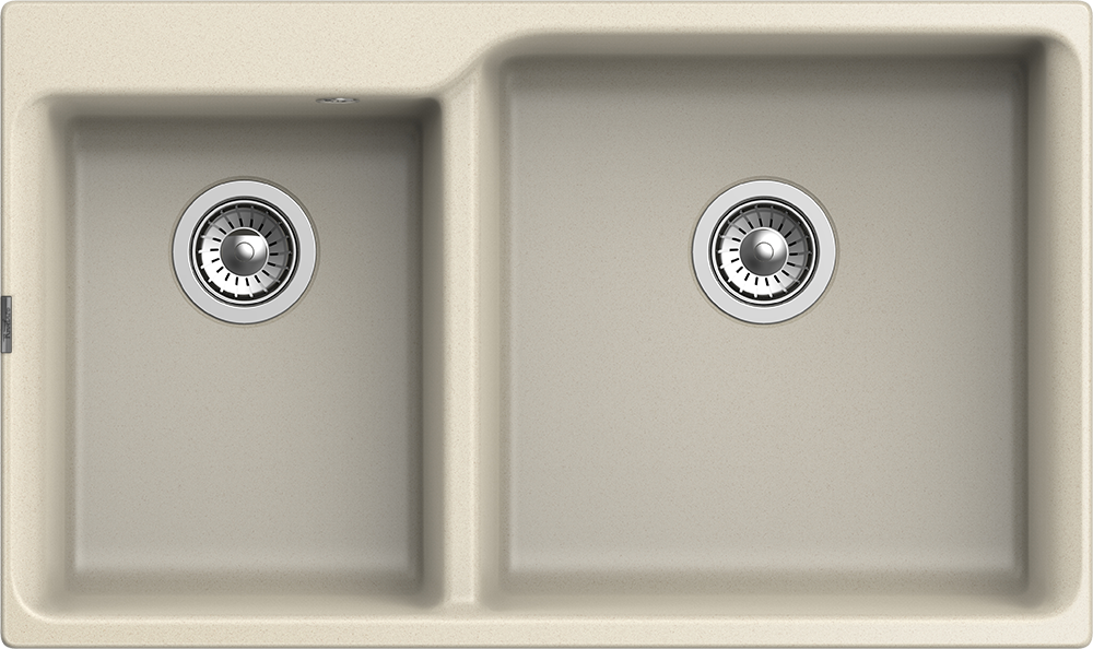 Фото товара: Rivelato AXEL X-90D beige scuro, мойка, гранит, темно-бежевый