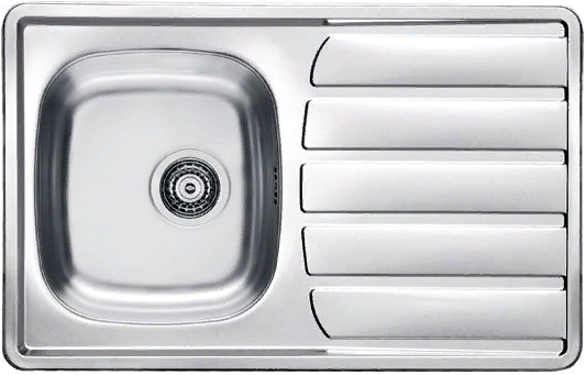 Детальное фото товара: ALVEUS ZOOM 20 NAT-90, мойка, нержавеющая сталь (в комплекте с сифоном 1130550)