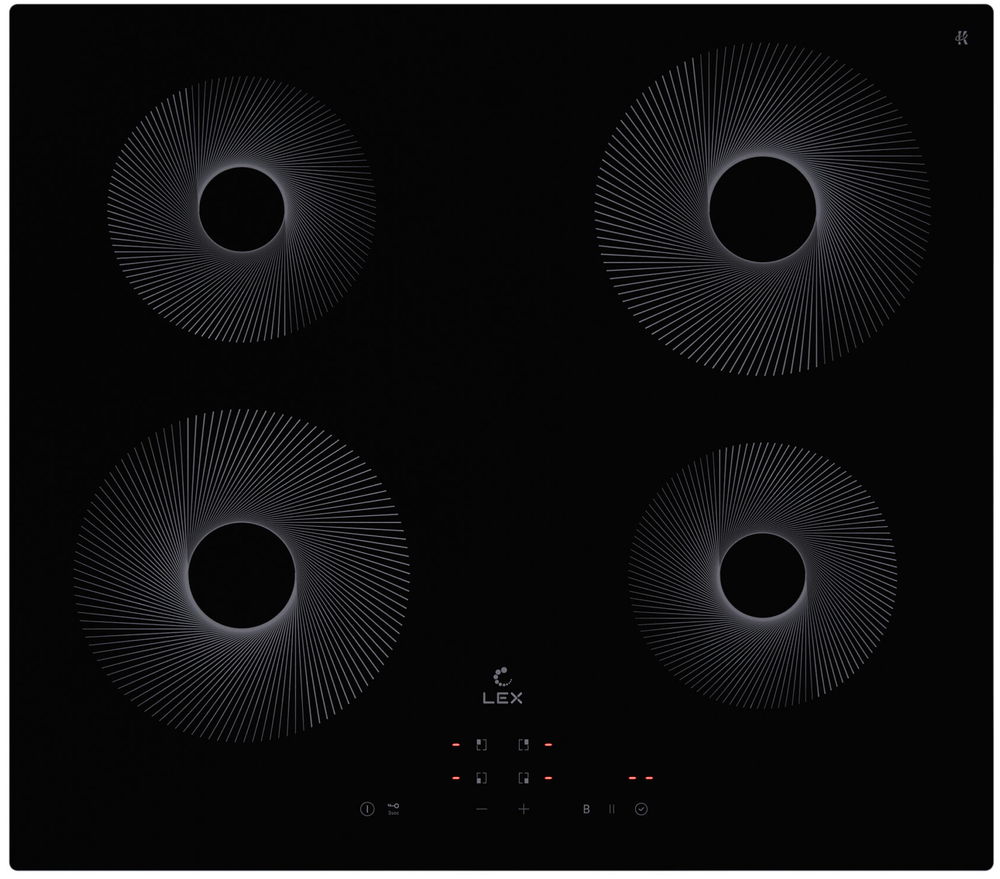 Фото товара: LEX EVI 640 R1 BL индукционная поверхность