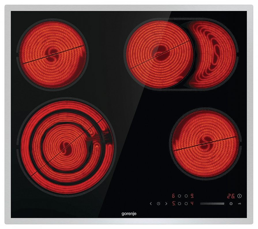 Фото товара: Gorenje ECS646BXE стеклокерамическая поверхность