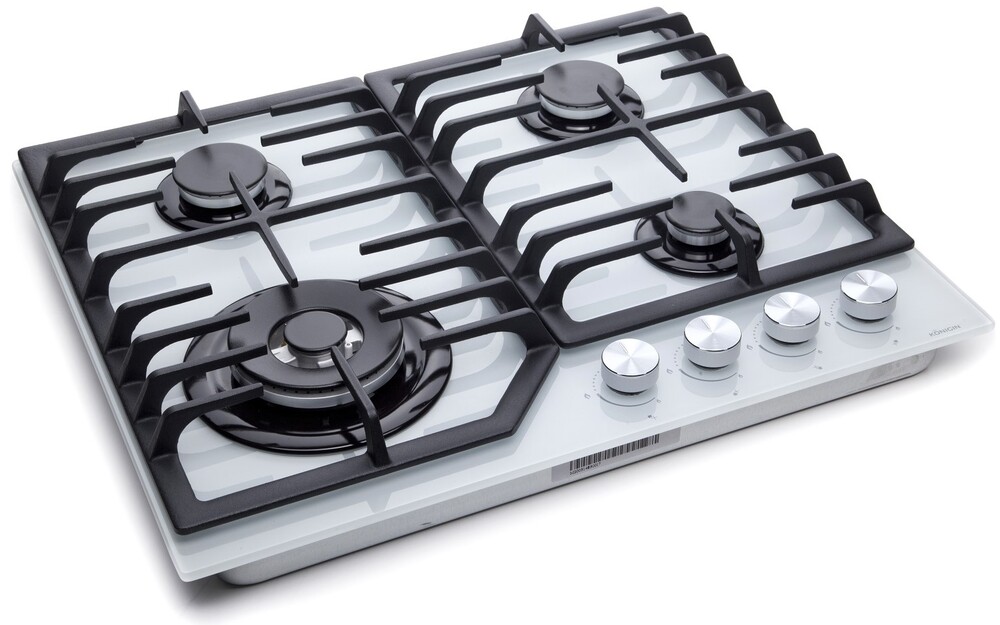 Konigin Blaze 604 WHGW Детальное фото товара: Konigin Blaze 604 WHGW газовая поверхность