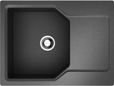Фото товара: Omoikiri Yonaka 65 BL, мойка, гранит, черный
