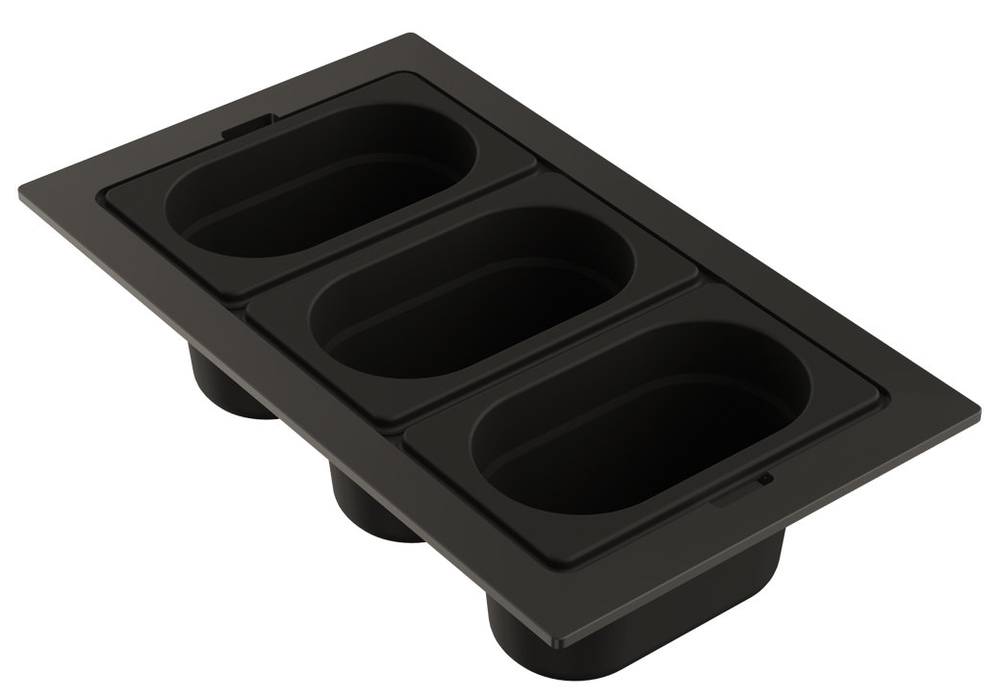 Фото товара: Omoikiri DC-04-3-GB, контейнер, нержавеющая сталь/графит