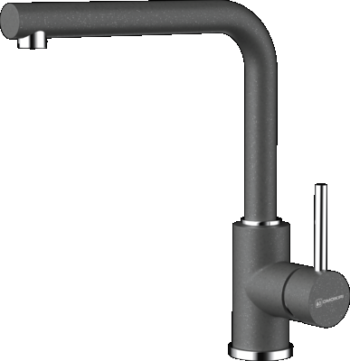 Фото товара: Omoikiri Nakagawa-PL, смеситель, гранит, платина