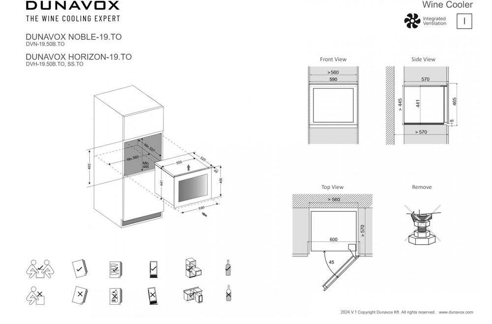Детальное фото товара: Dunavox DVH-19.50B.TO
