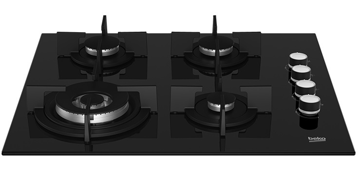 Beko HILW 64122 S Детальное фото товара: Beko HILW 64122 S газовая поверхность