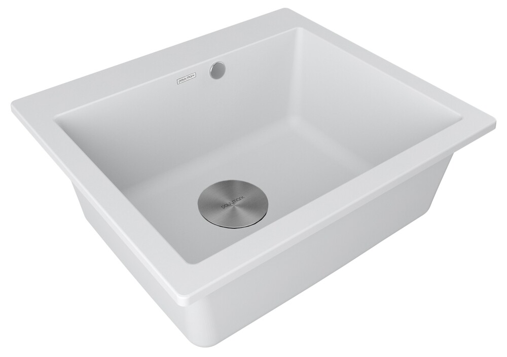 Детальное фото товара: Paulmark KANTE 60, мойка, гранит, белый