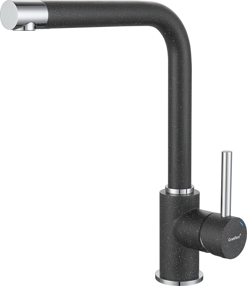Фото товара: GranFest 3651, смеситель, мрамор, графит