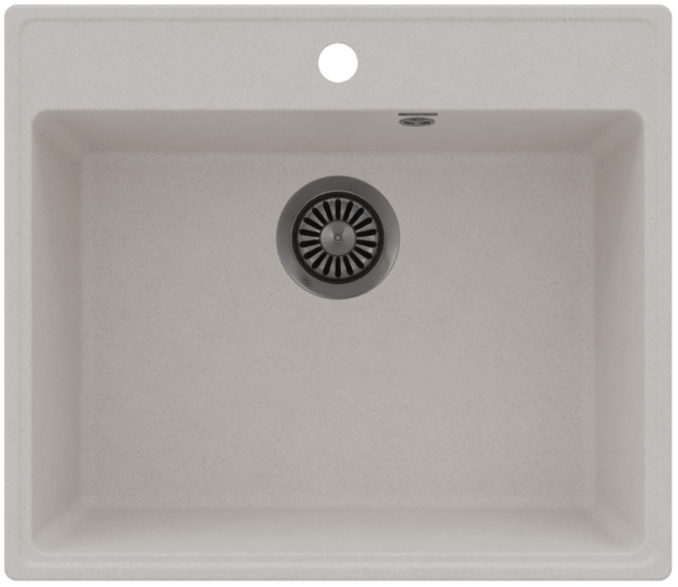 Фото товара: Maunfeld Perla 580 MFQS-580W, мойка, гранит, кремовый