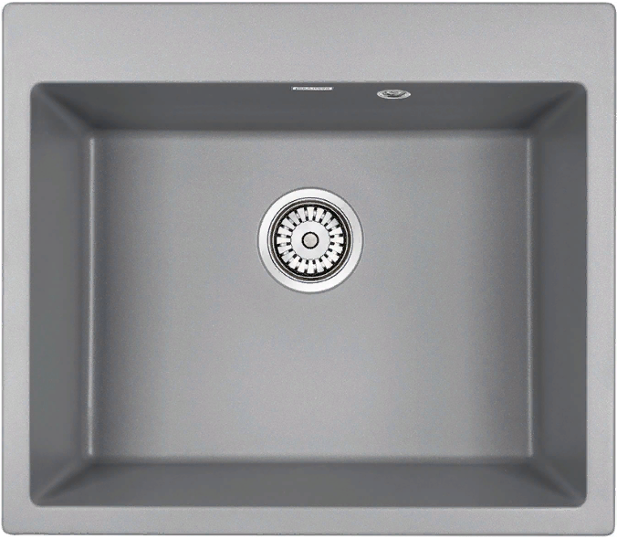 Детальное фото товара: Paulmark KANTE 60, мойка, гранит, серый металлик