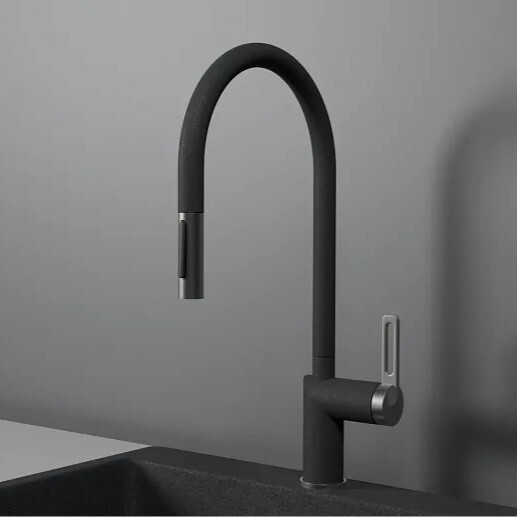 Фото товара: GRANULA 8172 смеситель, гранит, графит