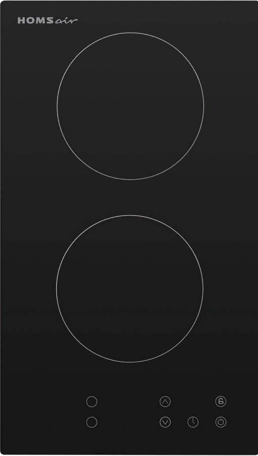 Фото товара: HOMSair HV32BK стеклокерамическая поверхность