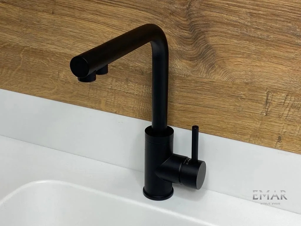 Детальное фото товара: Emar ECB 7015 Black, смеситель, черный