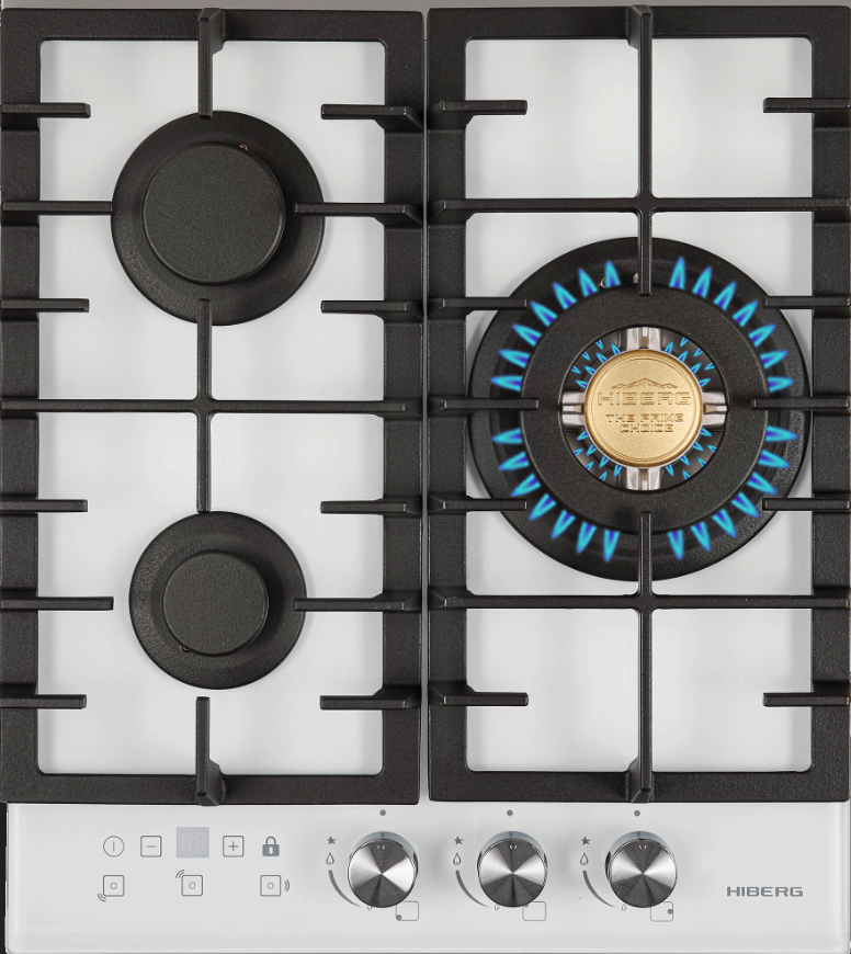 Фото товара: HIBERG VM 4535 W газовая поверхность