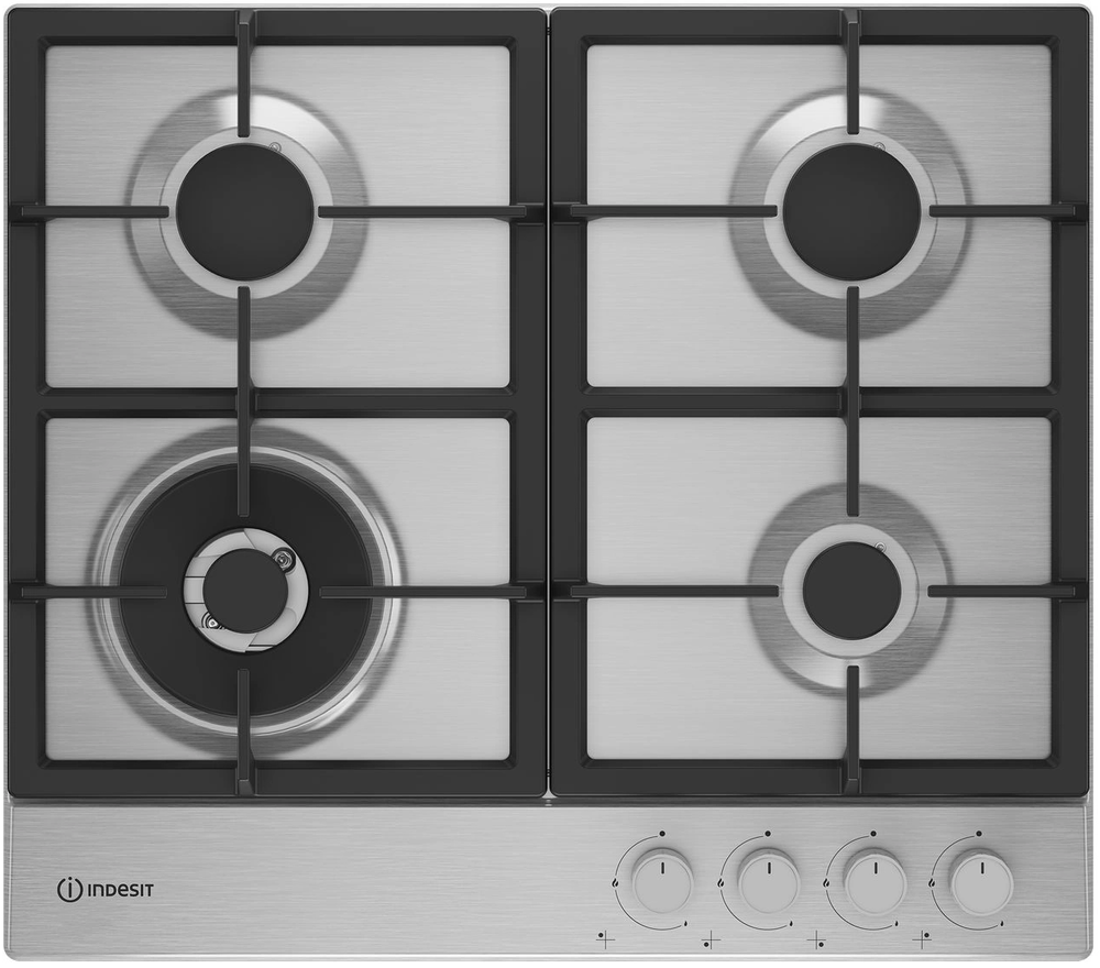Фото товара: Indesit THPM 642 W/IX/I газовая поверхность