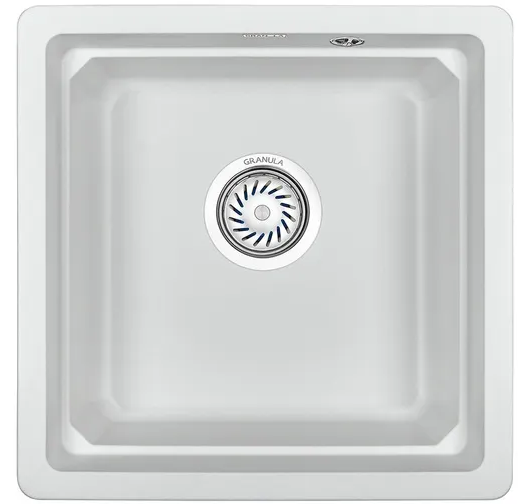 Фото товара: GRANULA 4501U мойка, гранит, арктик (белый)