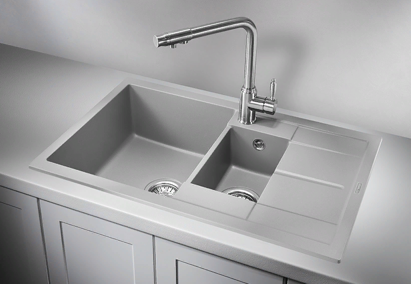 Фото товара: GRANULA 7802 мойка, гранит, алюминиум