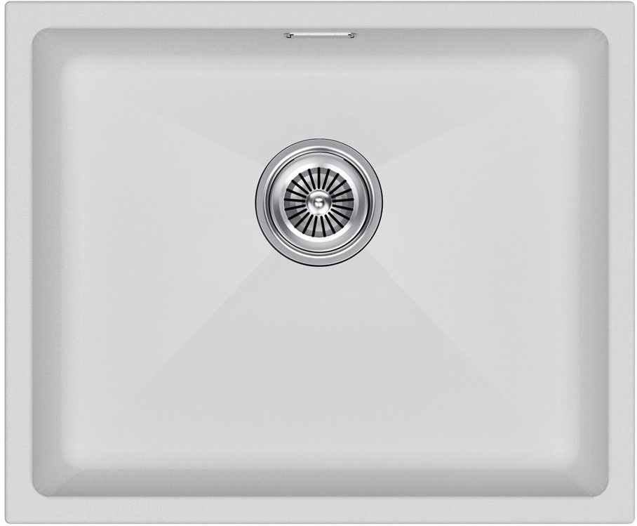 Детальное фото товара: Paulmark LUMI 55UNI, мойка, гранит, белый
