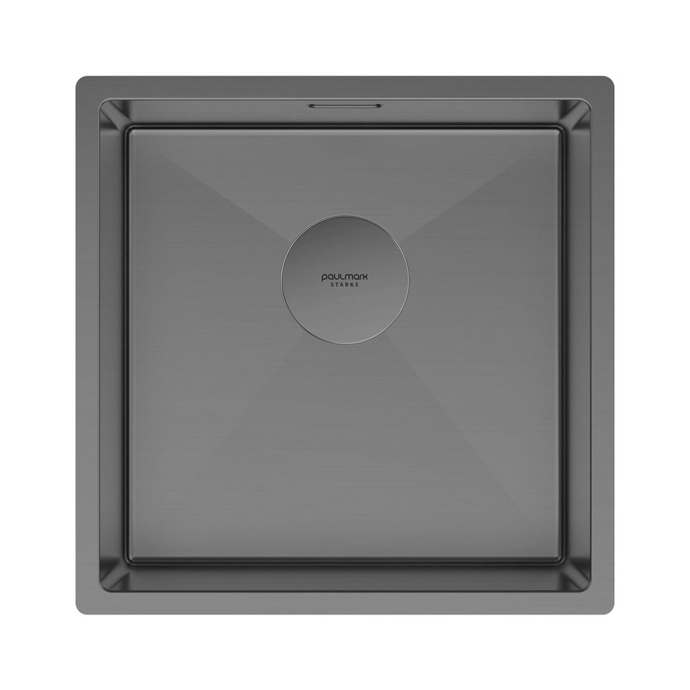 Детальное фото товара: Paulmark NEXT 44 UNI, мойка, нержавеющая сталь, вороненая сталь