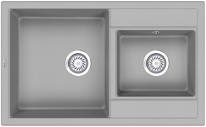 Фото товара: GRANULA 8201 мойка, гранит, алюминиум