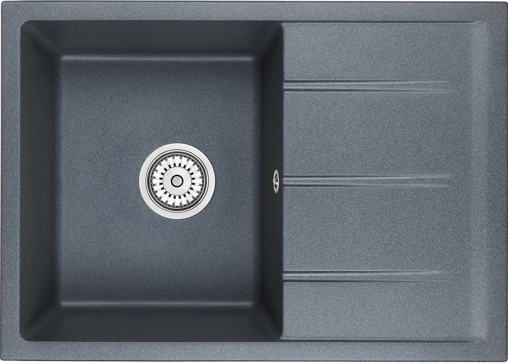Детальное фото товара: Emar EMQ-1700.Q, мойка, гранит, антрацит