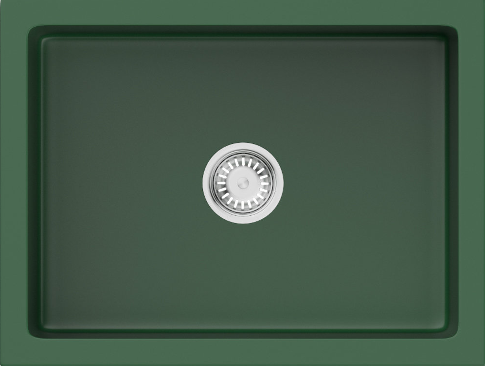 Фото товара: Omoikiri Mikura 61-RG Matt, мойка, керамика, royal green